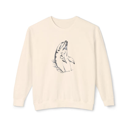 Dolphin Unisex Lightweight Crewneck Sweatshirt