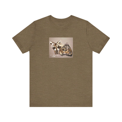 Peanut and Fred Unisex Jersey Short Sleeve Tee