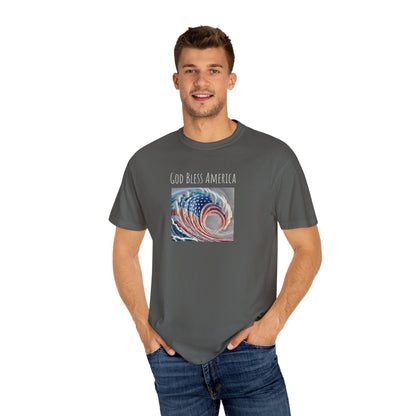 God Bless America Unisex Garment-Dyed T-shirt