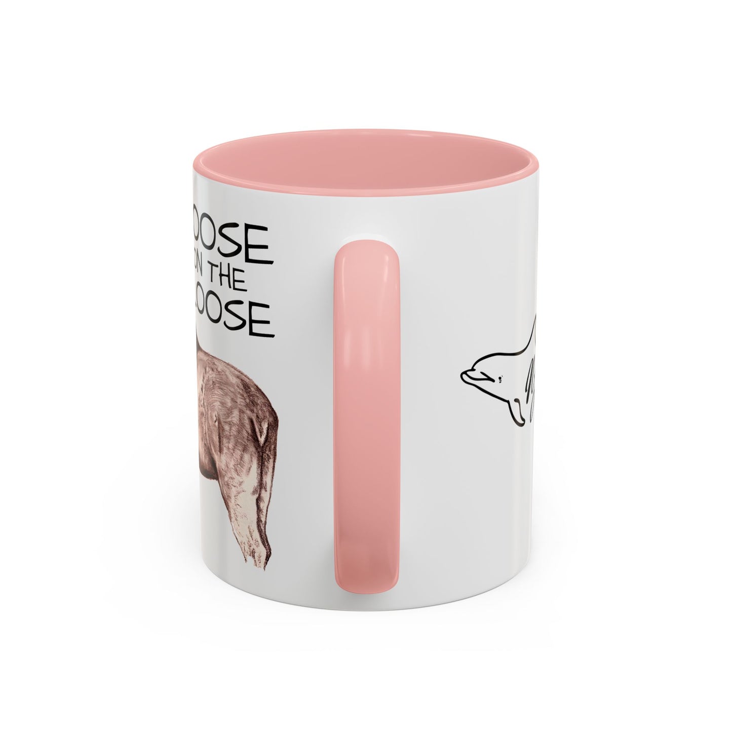 Moose On The Loose Accent Coffee Mug (11, 15oz)