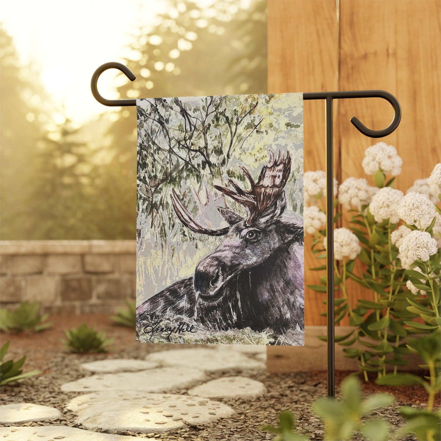 Bull Moose Garden & House Banner