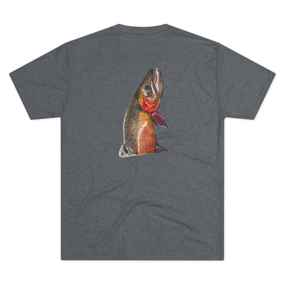 Cutthroat Trout Unisex Tri-Blend Crew Tee