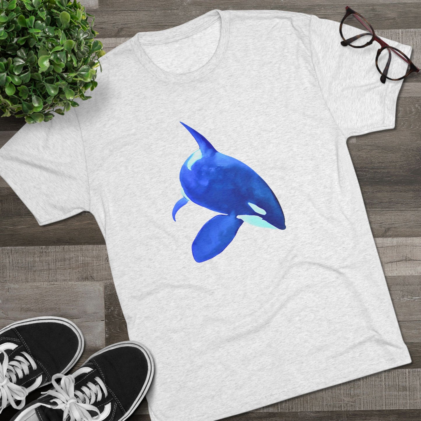 Orca Unisex Tri-Blend Crew Tee