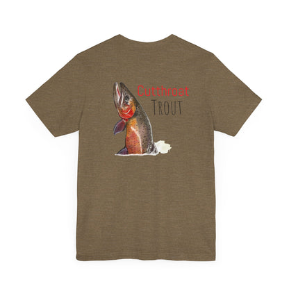 Cutthroat Trout Unisex Jersey Short Sleeve Tee