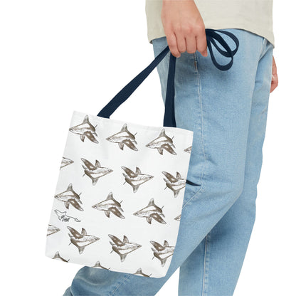 Oceanic Reef Shark Tote Bag (AOP)