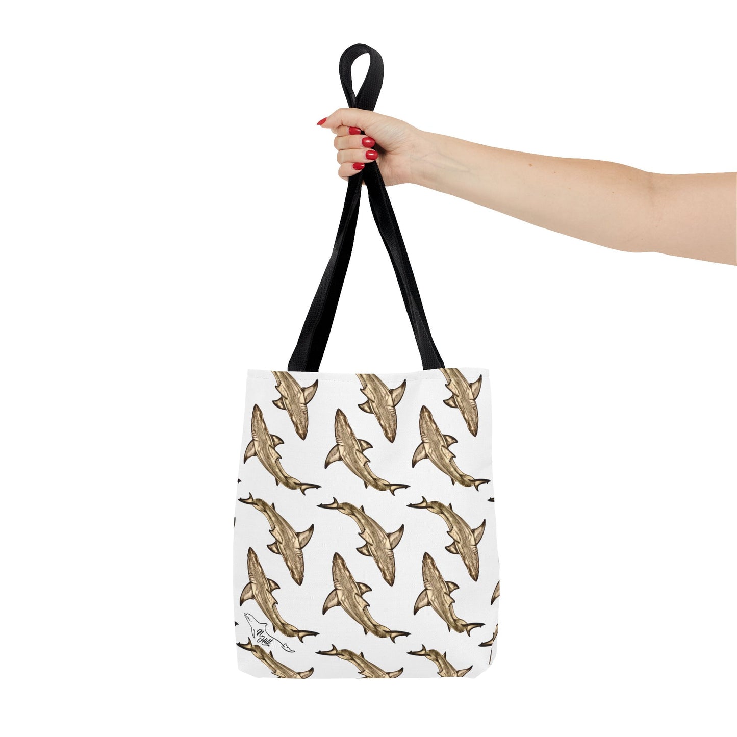 Great White Shark Tote Bag (AOP)