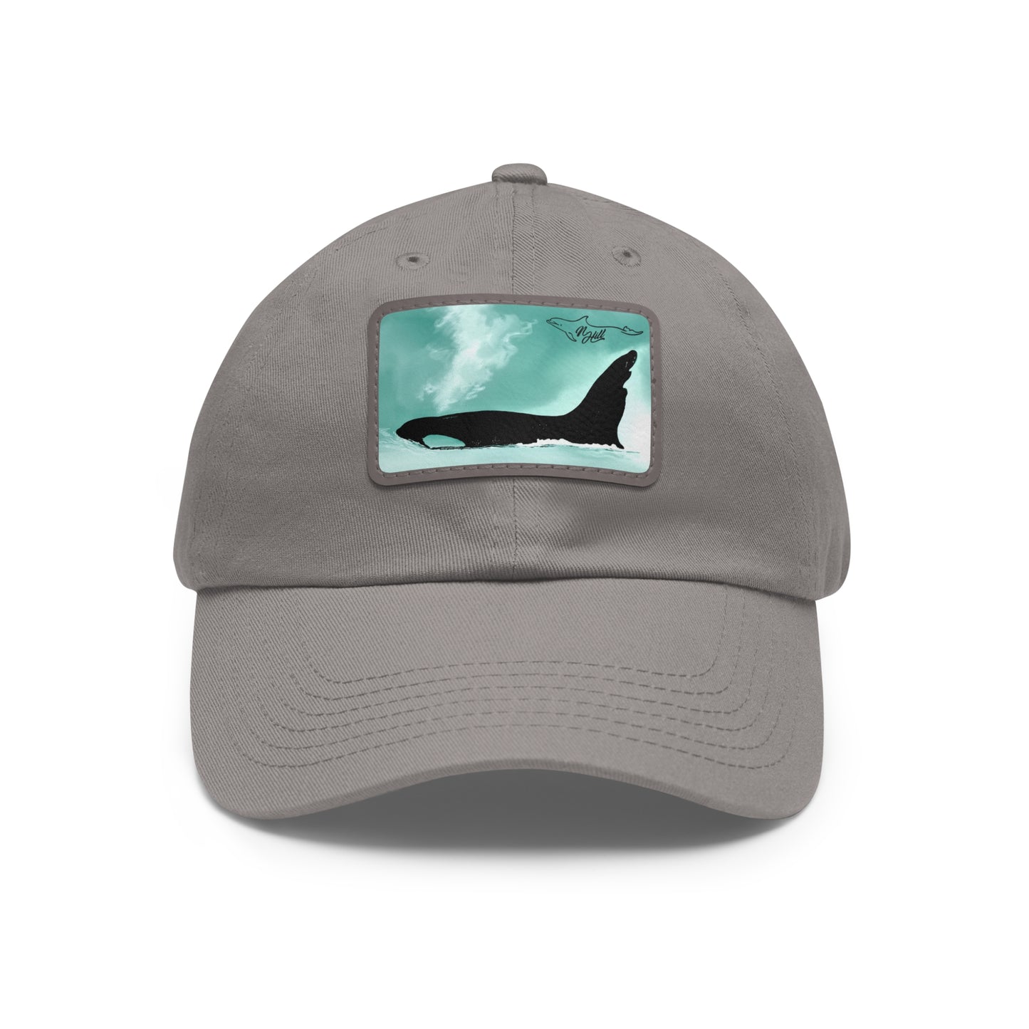 Chainsaw Orca Hat with Leather Patch (Rectangle)