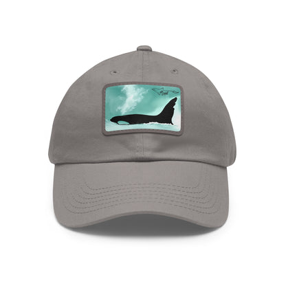 Chainsaw Orca Hat with Leather Patch (Rectangle)