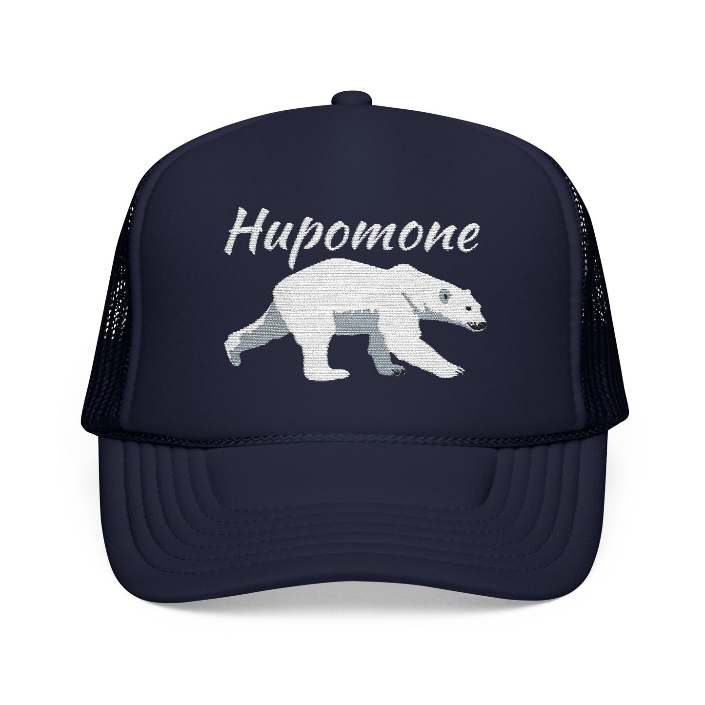 Hupomone Polar Bear Foam Trucker Hat (Embroidery)