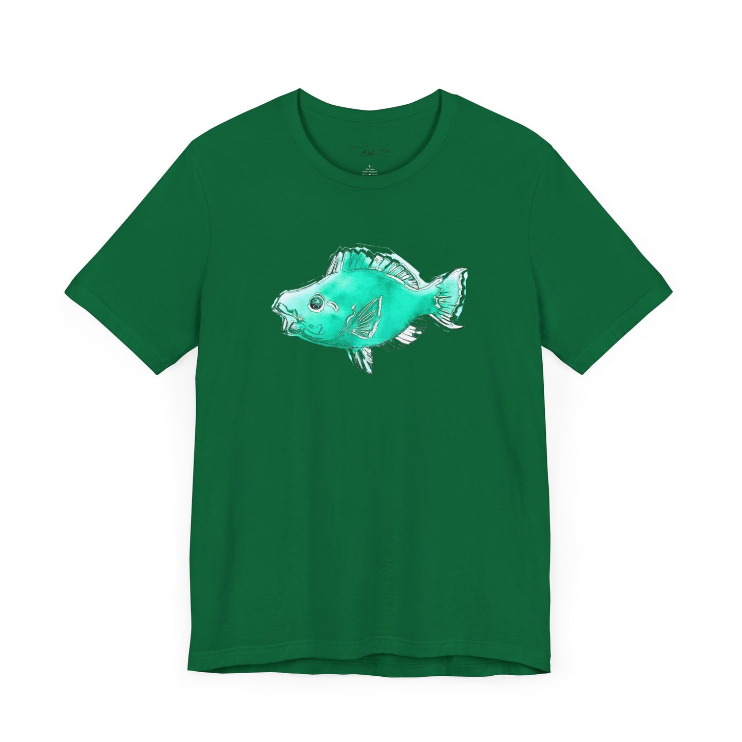 Blue Parrot Fish Unisex Jersey Short Sleeve Tee