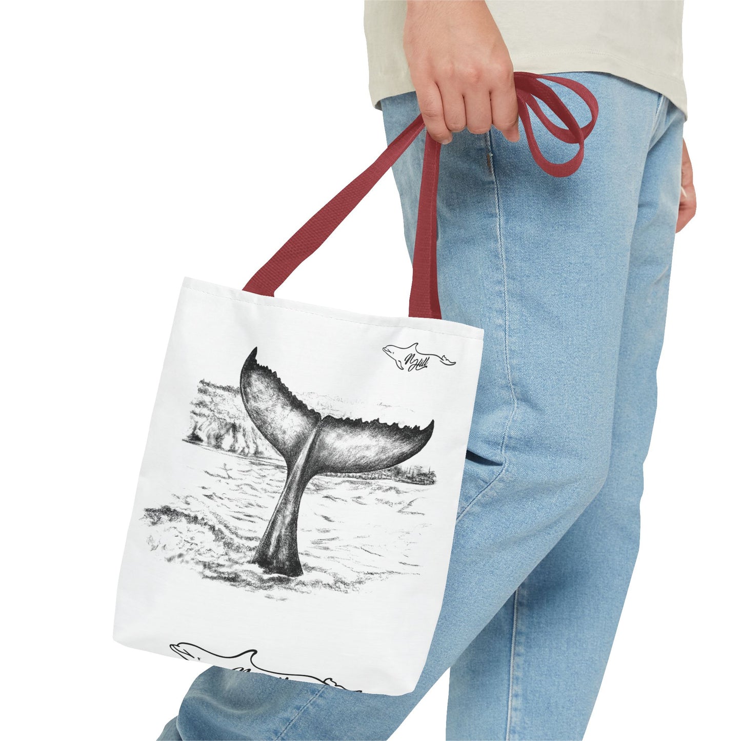 Humpback Whale Tail FlukesTote Bag (AOP)