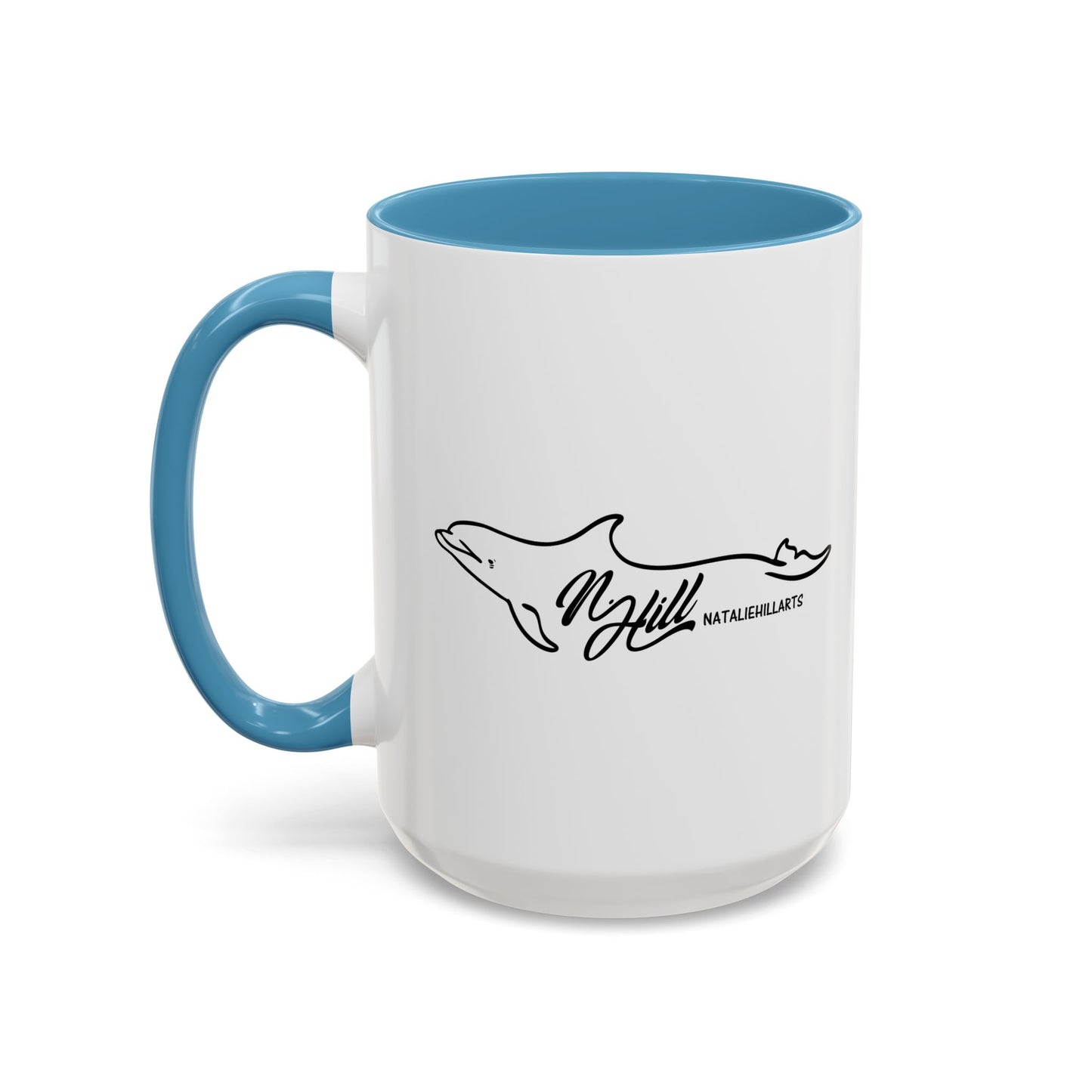 Nosy Dolphin Coffee Mug, 11oz