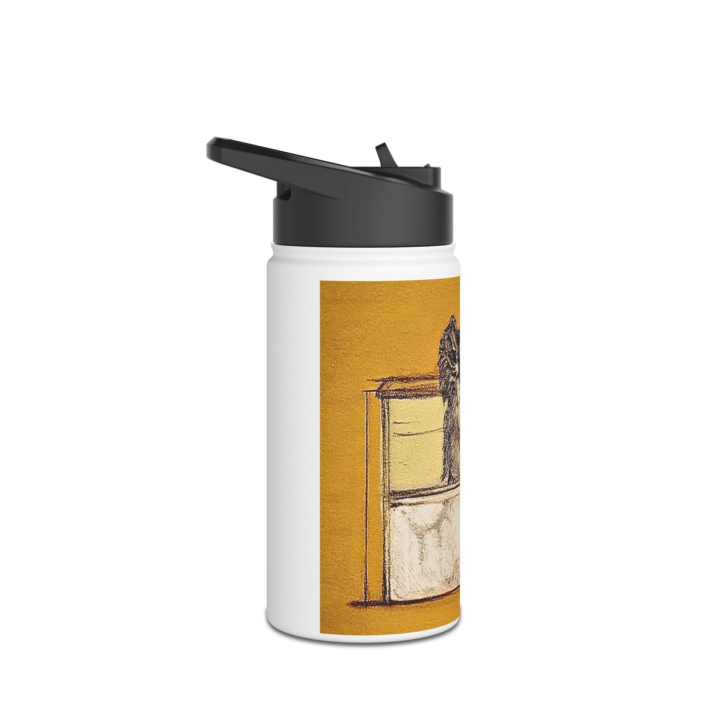 Bussin Clyde The Camel Stainless Steel Water Bottle, Standard Lid