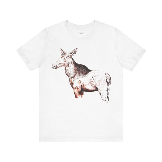 Curious Moose Unisex Jersey Short Sleeve Tee