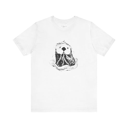 Praying Sea Otter Unisex Jersey Short Sleeve Tee