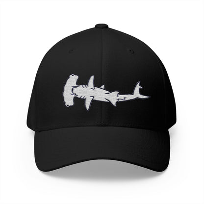 Hammerhead Shark Closed-Back Structured Cap (Embroidery)