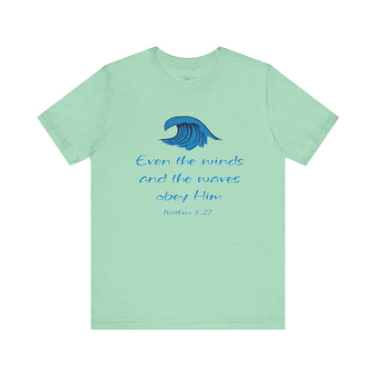 Mathew 8:27 Jersey Short Sleeve Tee