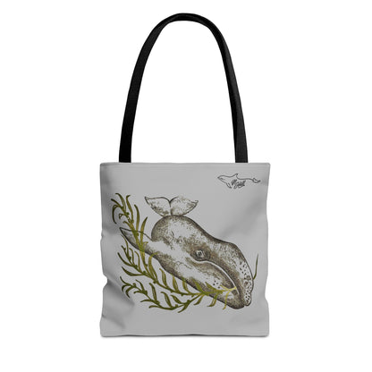 Gray Whale Tote Bag (AOP)