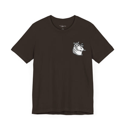 Raccoon Unisex Jersey Short Sleeve Tee