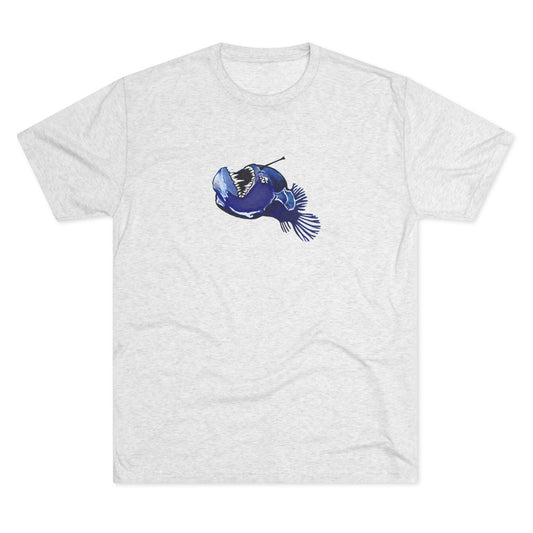 Angler Fish Unisex Tri-Blend Crew Tee