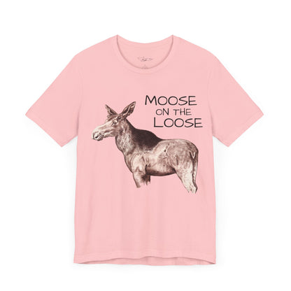 Moose On The Loose Unisex Jersey Short Sleeve Tee