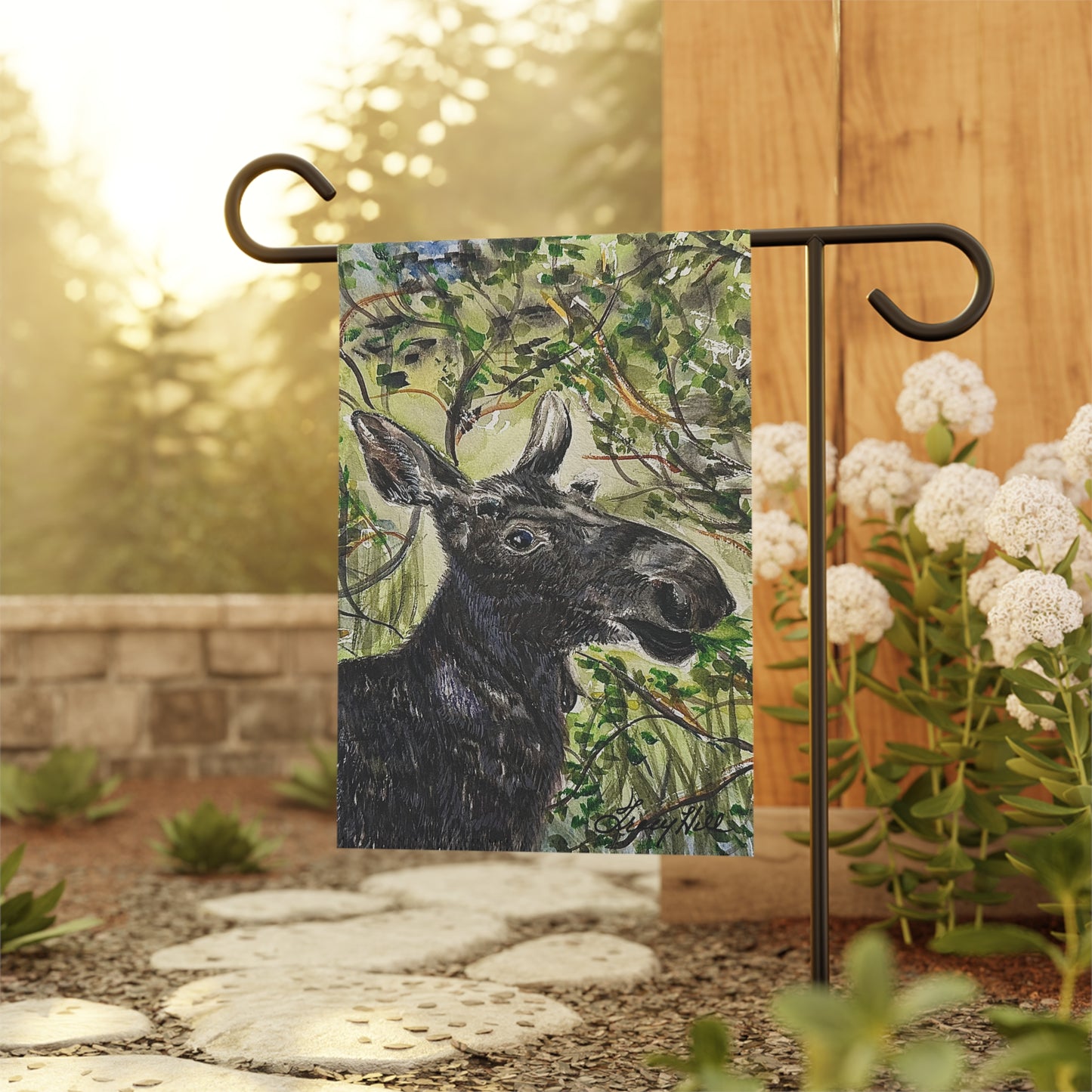 Hidden Springs Moose Garden & House Banner