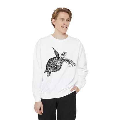 Sea Turtle Unisex Garment-Dyed Sweatshirt