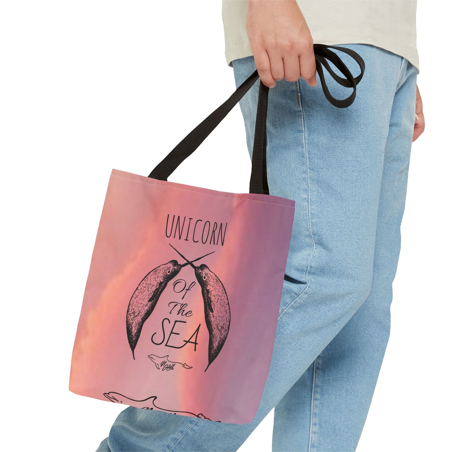 Unicorn of the Sea Tote Bag (AOP)