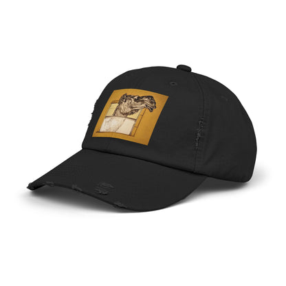 Bussin Clyde The Camel Unisex Distressed Cap