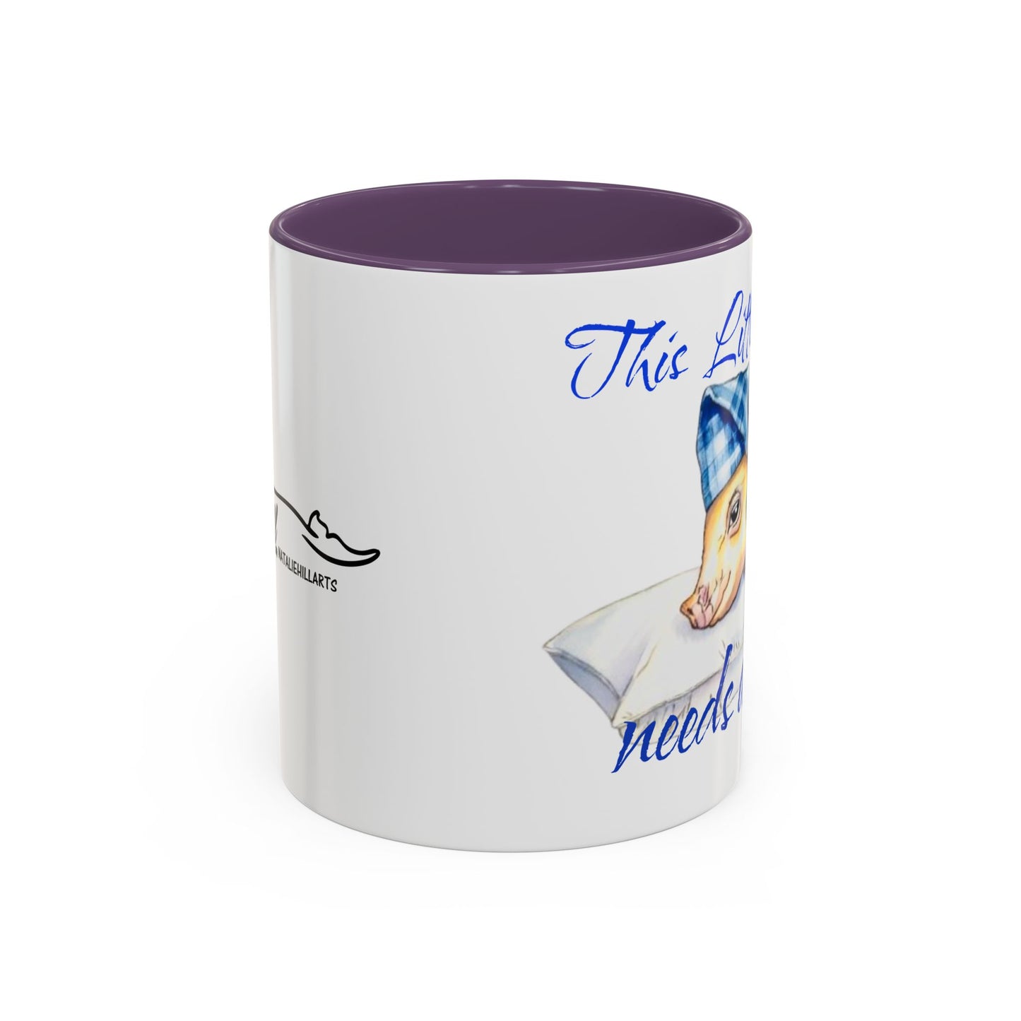This Little Piggy needs a nap Accent Coffee Mug (11, 15oz)