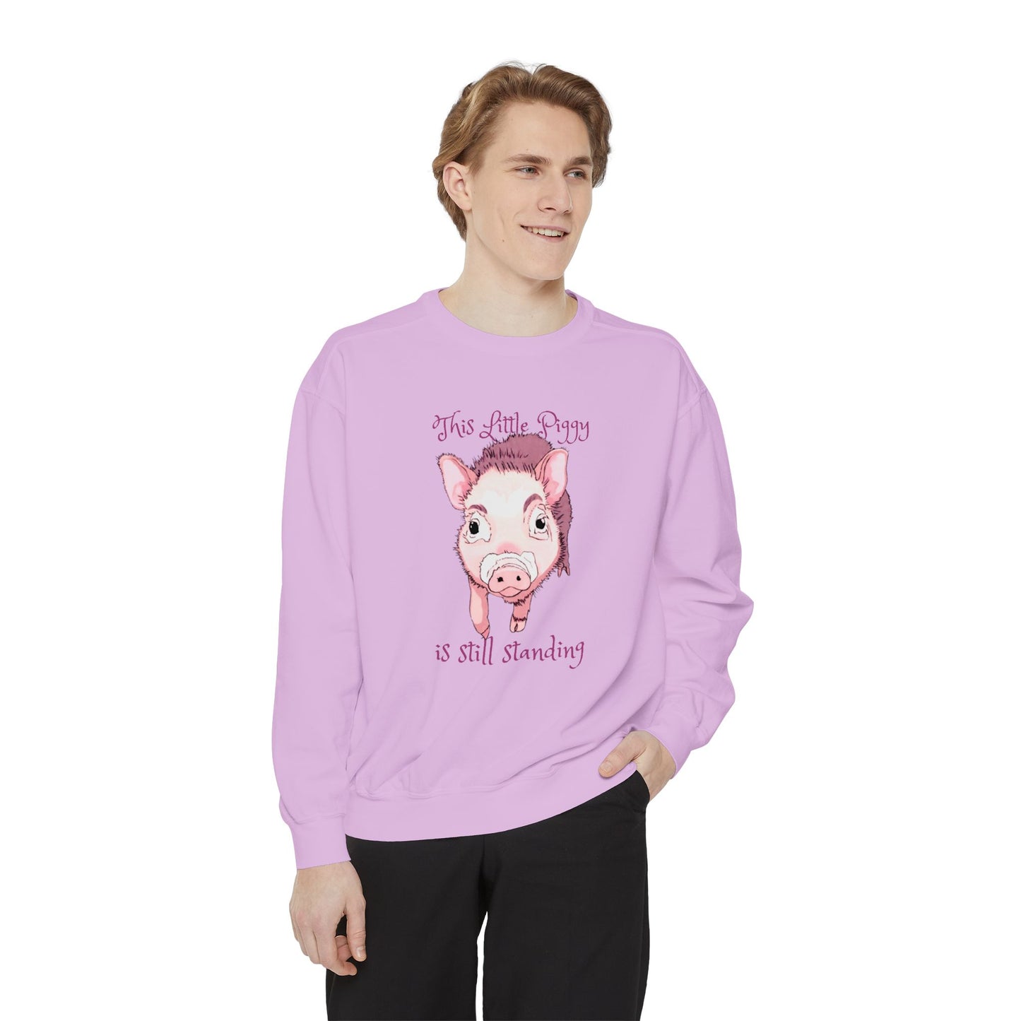 This Little Piggy Unisex Garment-Dyed Sweatshirt