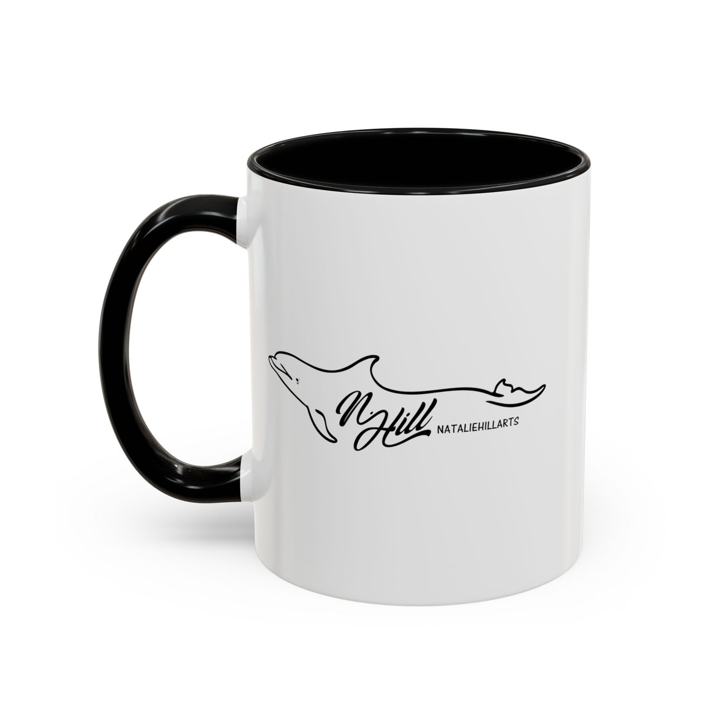 I Love Coffee and Orcas Accent Coffee Mug 11 oz