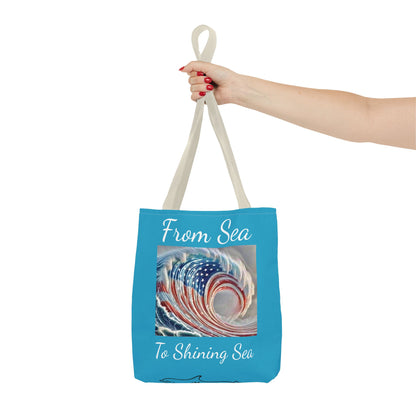 Flag Ocean Tote Bag (AOP)