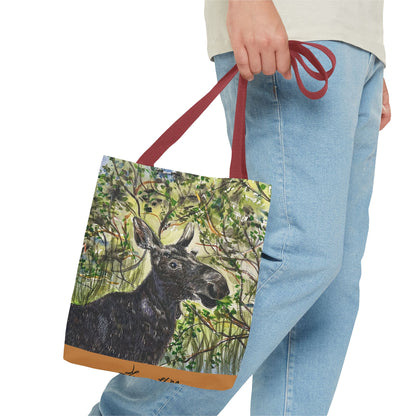 Hidden Springs Moose Tote Bag (AOP)