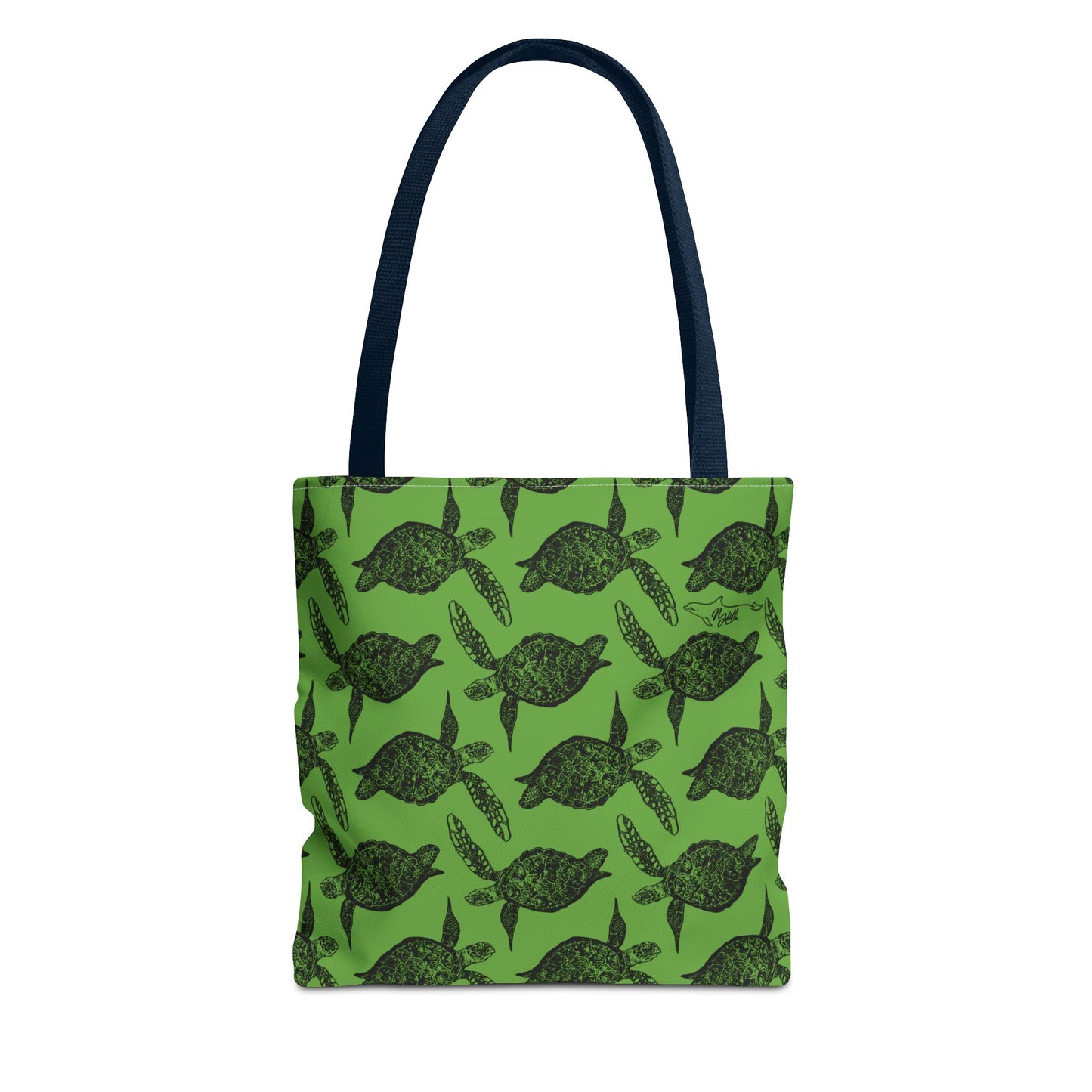 Sea Turtle Tote Bag Green (AOP)