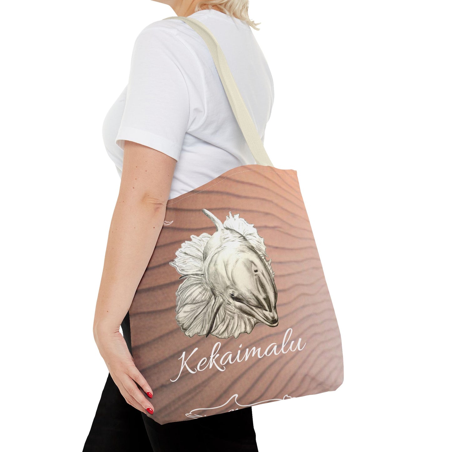 Kekaimalu Wholphin Tote Bag (AOP)