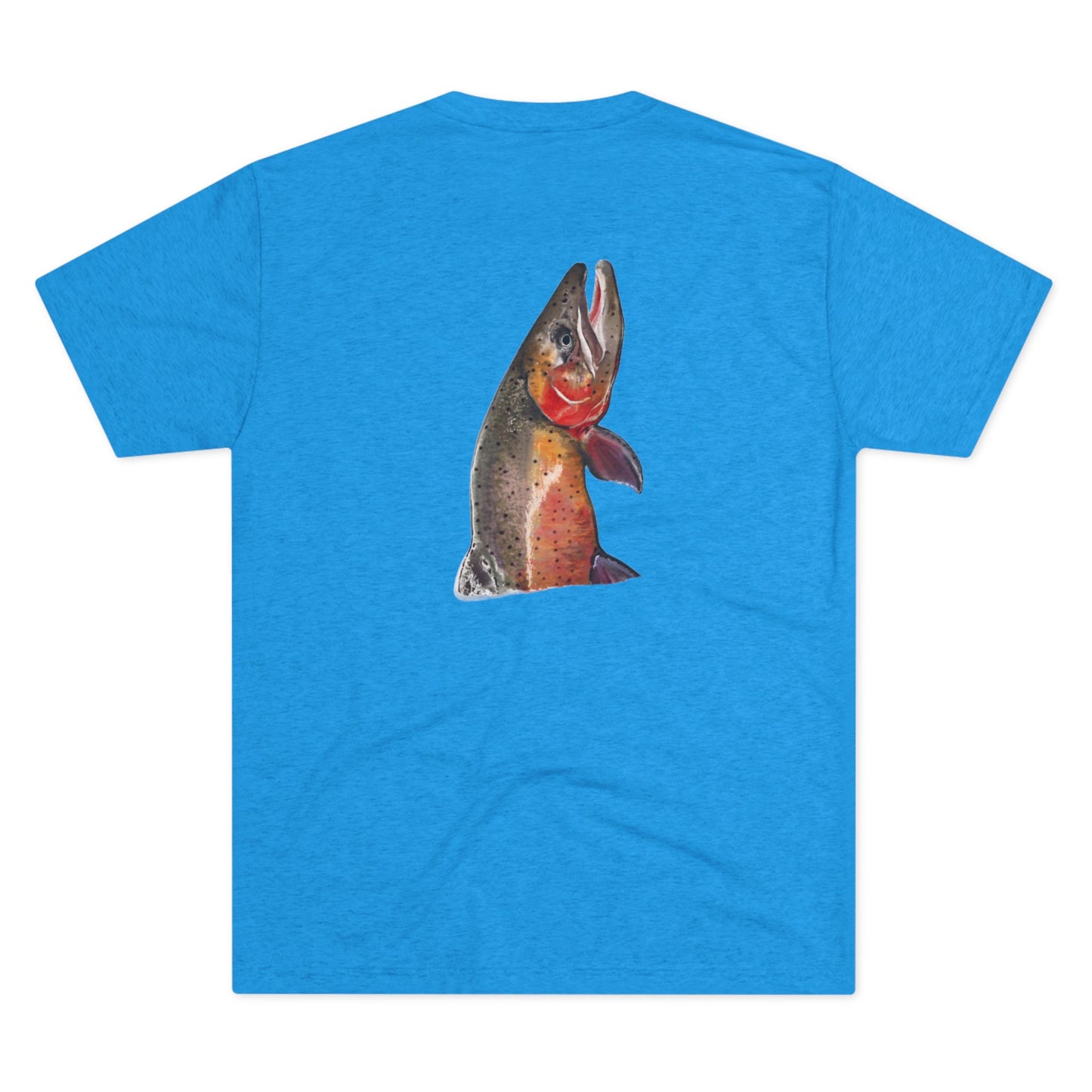 Cutthroat Trout Unisex Tri-Blend Crew Tee