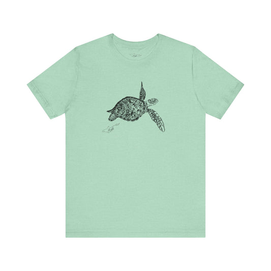 Sea Turtle Unisex Jersey Short Sleeve Tee