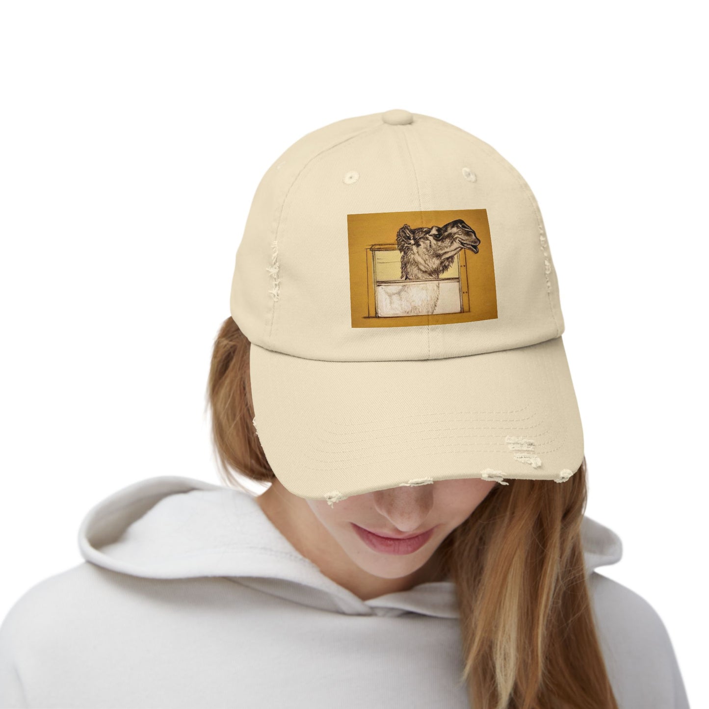 Bussin Clyde The Camel Unisex Distressed Cap