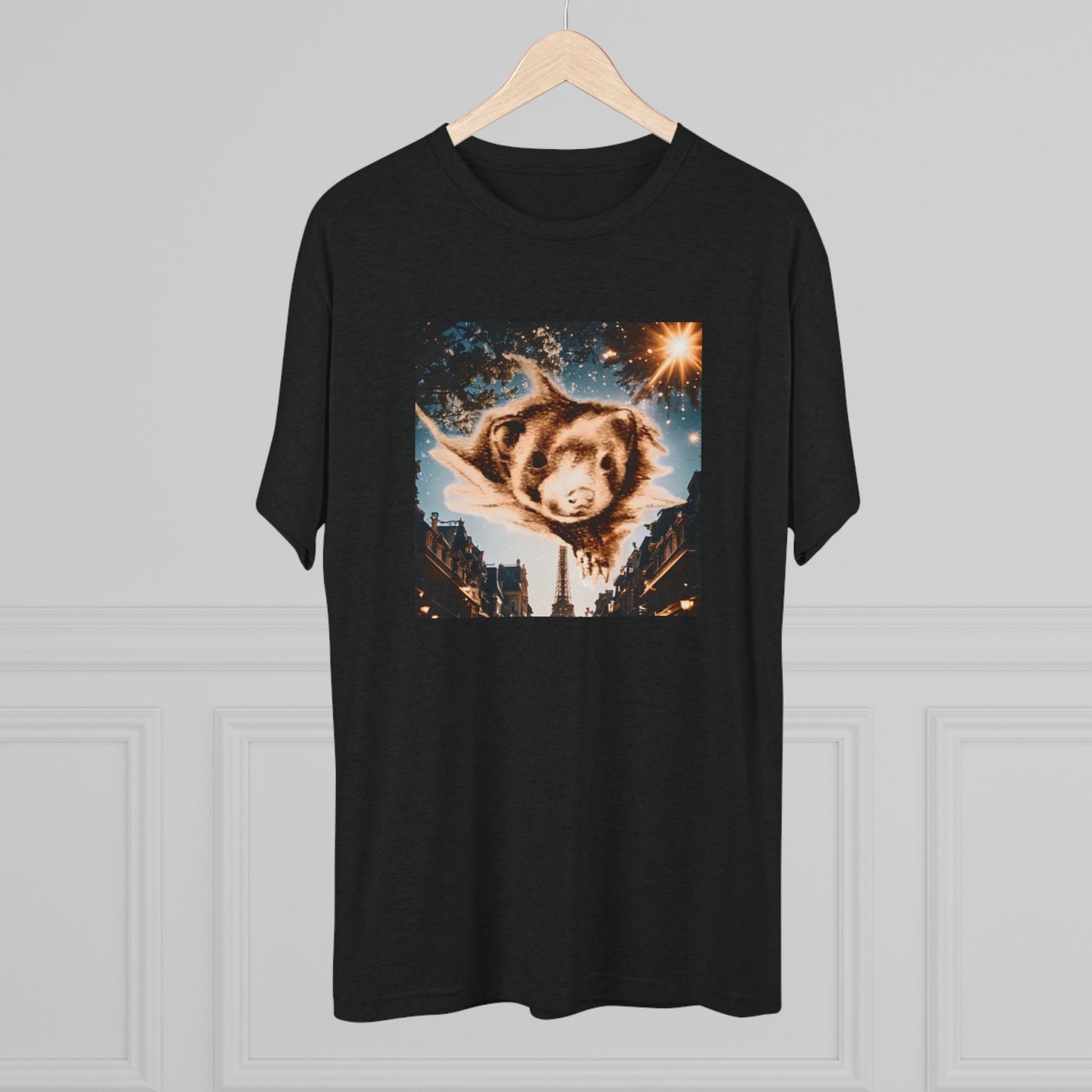 Paris Ferret Unisex Tri-Blend Crew Tee
