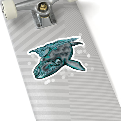 North Atlantic Right Whale Kiss-Cut Stickers