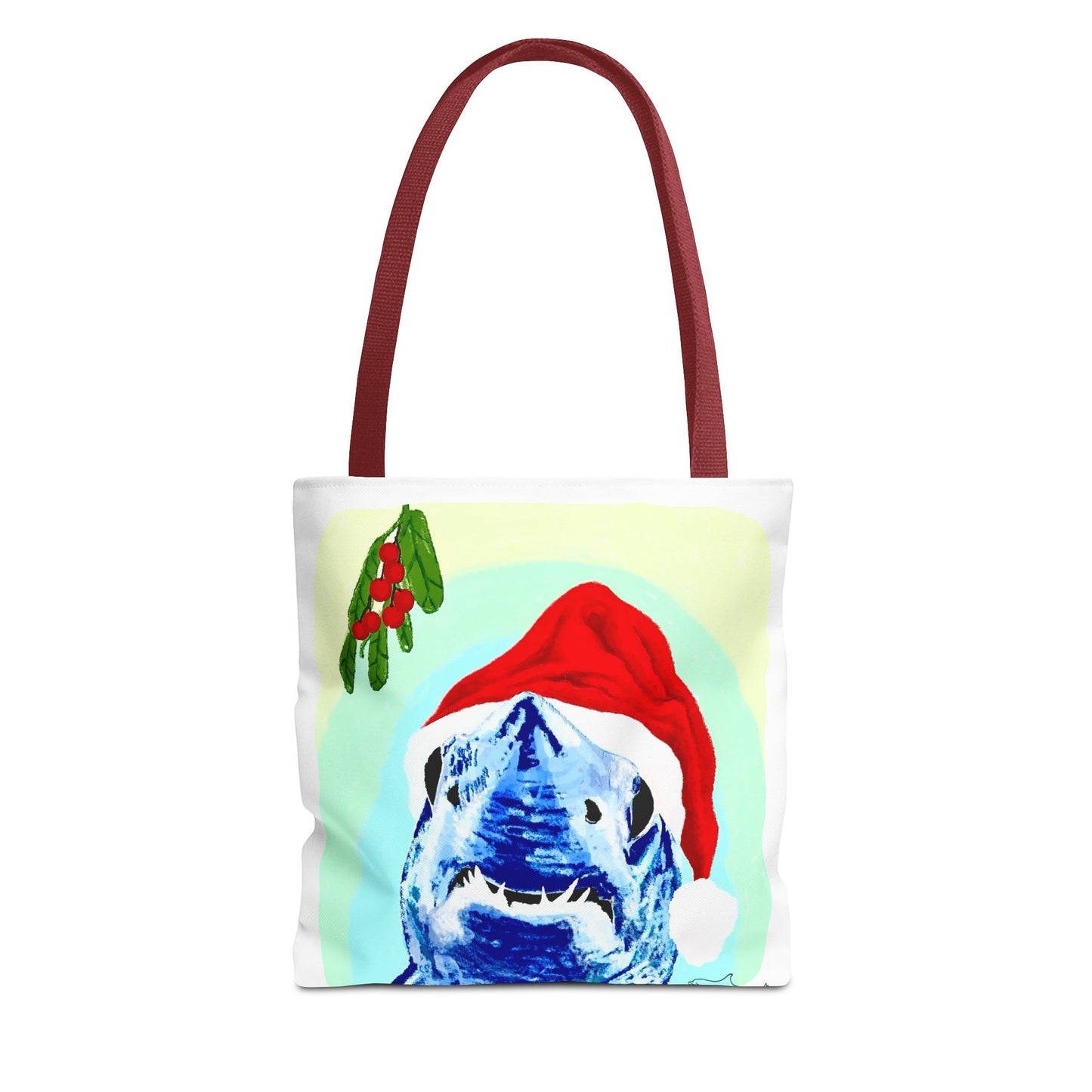 Mistletoe Mako Shark Tote Bag (AOP)