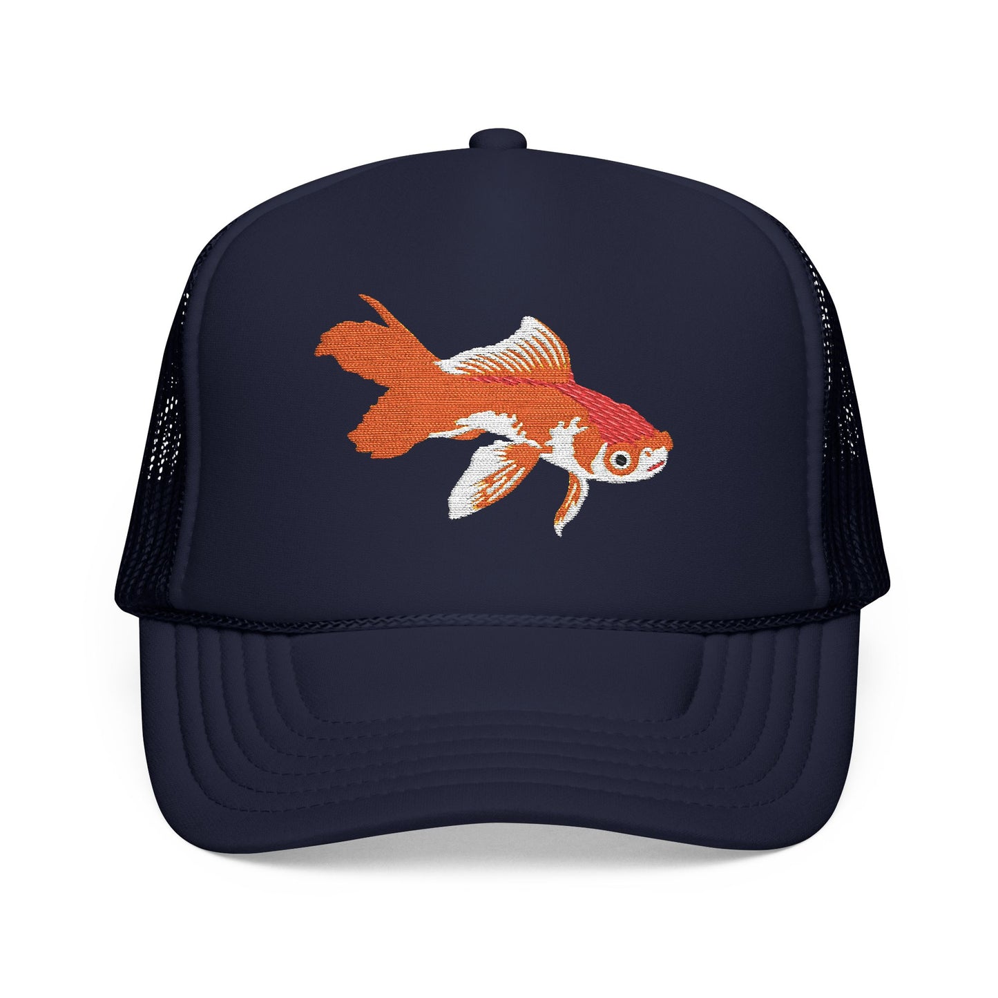 Goldfish Foam Trucker Hat (Embroidery)