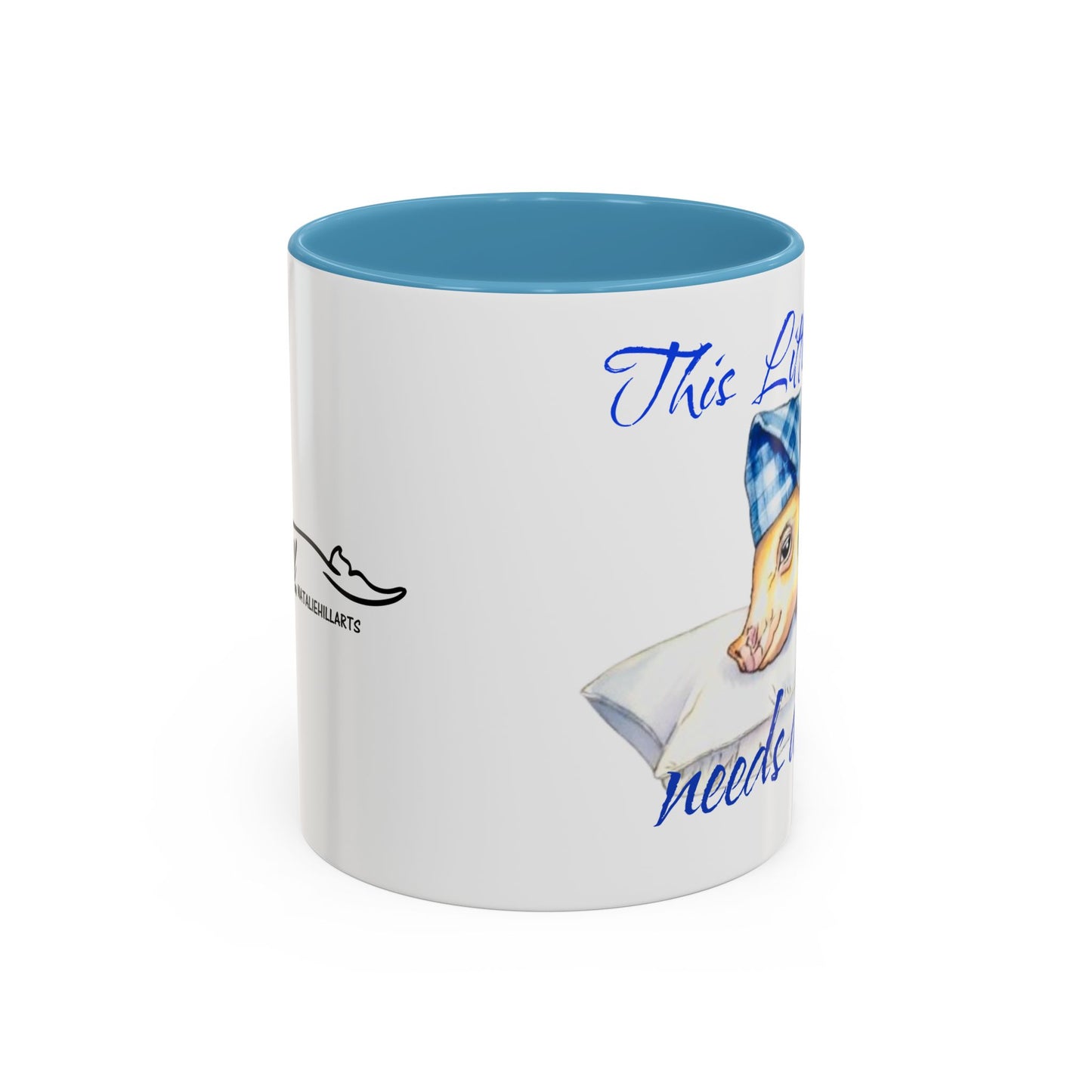 This Little Piggy needs a nap Accent Coffee Mug (11, 15oz)
