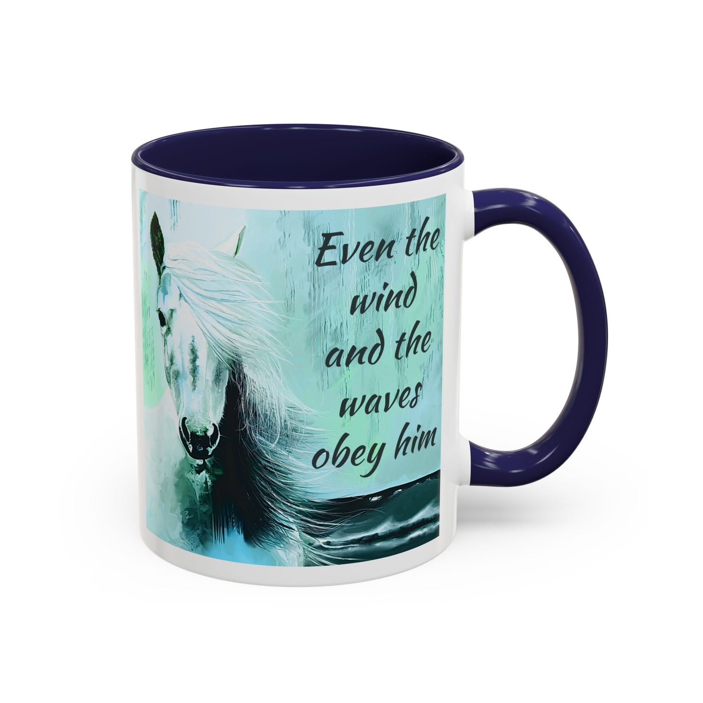 Beach Horse Accent Coffee Mug, 11oz
