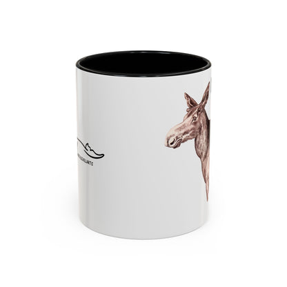 Moose On The Loose Accent Coffee Mug (11, 15oz)