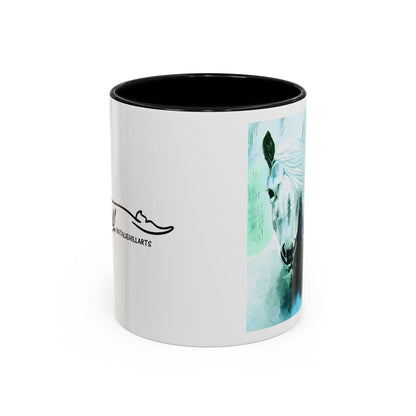 Beach Horse Accent Coffee Mug, 11oz