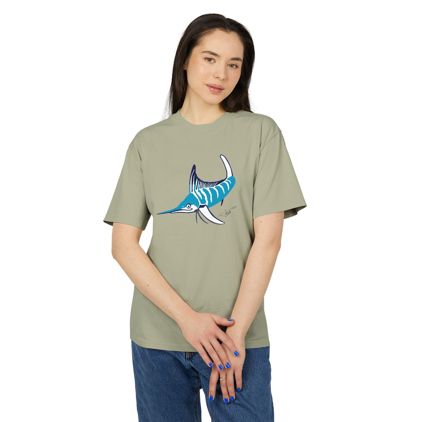 Marlin Unisex Heavy Faded Tee