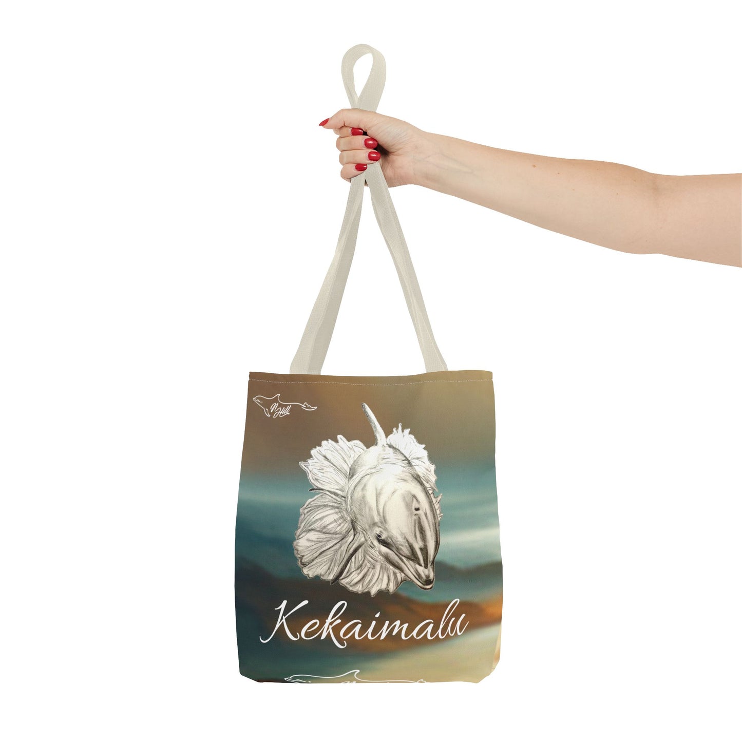 Kekaimalu Wholphin Tote Bag (AOP)