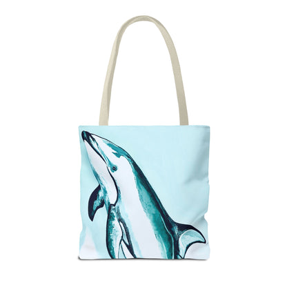 Pacific White Sided Dolphin Tote Bag (AOP)